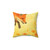 Whimsical Fox Dreams - Faux Suede Square Pillow