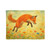 Whimsical Fox Dreams - Soft Polyester Blanket