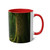 Mystical Celtic Grove - Two-Tone Coffee Mugs, 11oz