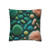 Microbial Galaxy - Square Poly Canvas Pillowcase
