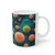 Microbial Galaxy - White Ceramic Mug, 11oz and 15oz