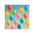 Balloon Wonderland - Transparent Outdoor Stickers, Square, 1pc