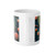 Microbial Galaxy - White Ceramic Mug, 11oz