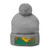 Nature's Grateful Embrace - Pom-Pom Knit Cap (Embroidery)