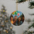 Joyful Connections - Ceramic Ornaments, 2-Side Print, (1pc, 3pcs, 5pcs, 10pcs)