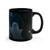 Spooky Forest Night - Black Coffee Mug, 11oz