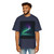 Ethereal Aurora - Men's Heavy Oversized Tee