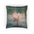 Serene Lotus Bliss - Woven Pillow