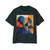 Chromatic Geometry Nexus - Men's Heavy Oversized Tee
