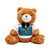 Ethereal Ocean Dance - Teddy Bear with T-Shirt