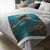 Ethereal Ocean Dance - Velveteen Microfiber Blanket (Two-sided print)