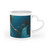 Ethereal Ocean Dance - Heart-Shaped Mug