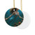 Ethereal Ocean Dance - Decorative Ceramic Ornaments, Double-Sided (1pc, 3pcs, 5pcs, 10pcs)