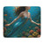 Ethereal Ocean Dance - Tan Sherpa Blanket