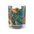 Nature's Mosaic Symphony - Glass Mug, 10oz