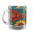 Nature's Mosaic Symphony - Glass Mug, 10oz