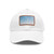 Serene Horizon - Dad Hat with Leather Patch (Rectangle)