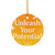 Unleash Your Potential - Ceramic Ornaments, 2-Side Print, (1pc, 3pcs, 5pcs, 10pcs)