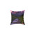 Serene Mountain Retreat - Square Poly Canvas Pillow