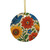 Nature's Mosaic Symphony - Decorative Ceramic Ornaments, Double-Sided (1pc, 3pcs, 5pcs, 10pcs)