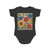 Nature's Mosaic Symphony - Short Sleeve Baby Bodysuit