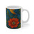 Nature's Mosaic Symphony - Ceramic Coffee Cups, 11oz, 15oz
