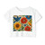 Nature's Mosaic Symphony - Women's Festival Crop Top