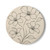 Serene Floral Flow - Ceramic Coaster