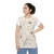 Serene Floral Flow - Women's Short Sleeve Shirt (AOP)