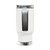 Serene Floral Flow - Stainless Steel Travel Mug with Handle, 14oz