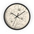 Serene Floral Flow - Wall Clock