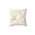 Serene Floral Flow - Spun Polyester Square Pillow