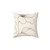 Serene Floral Flow - Spun Polyester Square Pillow