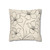 Serene Floral Flow - Square Poly Canvas Pillowcase