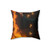 Elemental Fury - Faux Suede Square Pillow