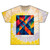 Kaleidoscopic Symmetry - Unisex Tie Dye Cotton Tee