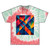 Kaleidoscopic Symmetry - Unisex Tie Dye Cotton Tee