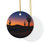 Twilight Desert Dreams - Decorative Ceramic Ornaments, Double-Sided (1pc, 3pcs, 5pcs, 10pcs)