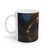 Freyja's Chariot - White Ceramic Mug, 11oz and 15oz