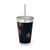 Midnight Magic - Sunsplash Tumbler with Straw, 16oz