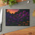 Ethereal Twilight Garden - Glass Cutting Board