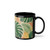 Tropical Leaf Fusion - Black Coffee Cup, 11oz