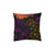 Ethereal Twilight Garden - Square Pillow - Pink Back
