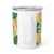 Tropical Leaf Fusion - Insulated Coffee Mug, 10oz 