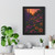Ethereal Twilight Garden - Framed Vertical Poster