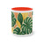 Tropical Leaf Fusion - Two-Tone Coffee Mug, 11oz