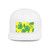 Tropical Leaf Fusion - Flat Bill Snapback