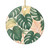 Tropical Leaf Fusion - Ceramic Ornaments, 2-Side Print