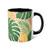 Tropical Leaf Fusion - Accent Mugs, 11oz
