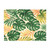Tropical Leaf Fusion - Plush Fleece Blanket